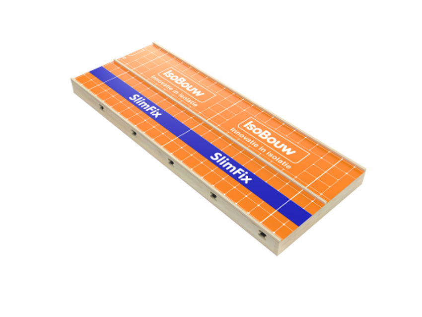 Packshot van een SlimFix XT dakelement met een kopgevel-overstekvoorziening.